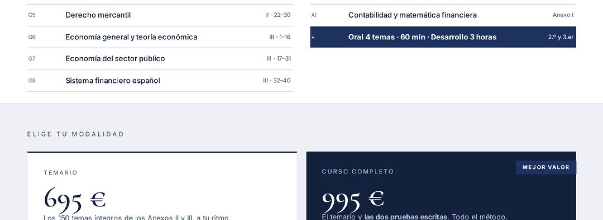Curso online oposiciones TAG Rama Económica Ayuntamiento de Madrid 2026