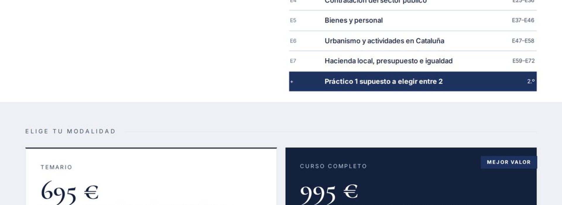 Curso online oposiciones Técnico/a de Administración General Ayuntamiento de Riudoms 2026