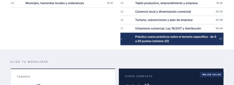 Curso online oposiciones Técnico/a Medio/a de Gestión Ayuntamiento de Sant Fruitós de Bages 2026