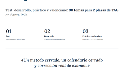 Curso Técnico/a de Administración General · Ayuntamiento de Santa Pola 2026 · cartel vertical