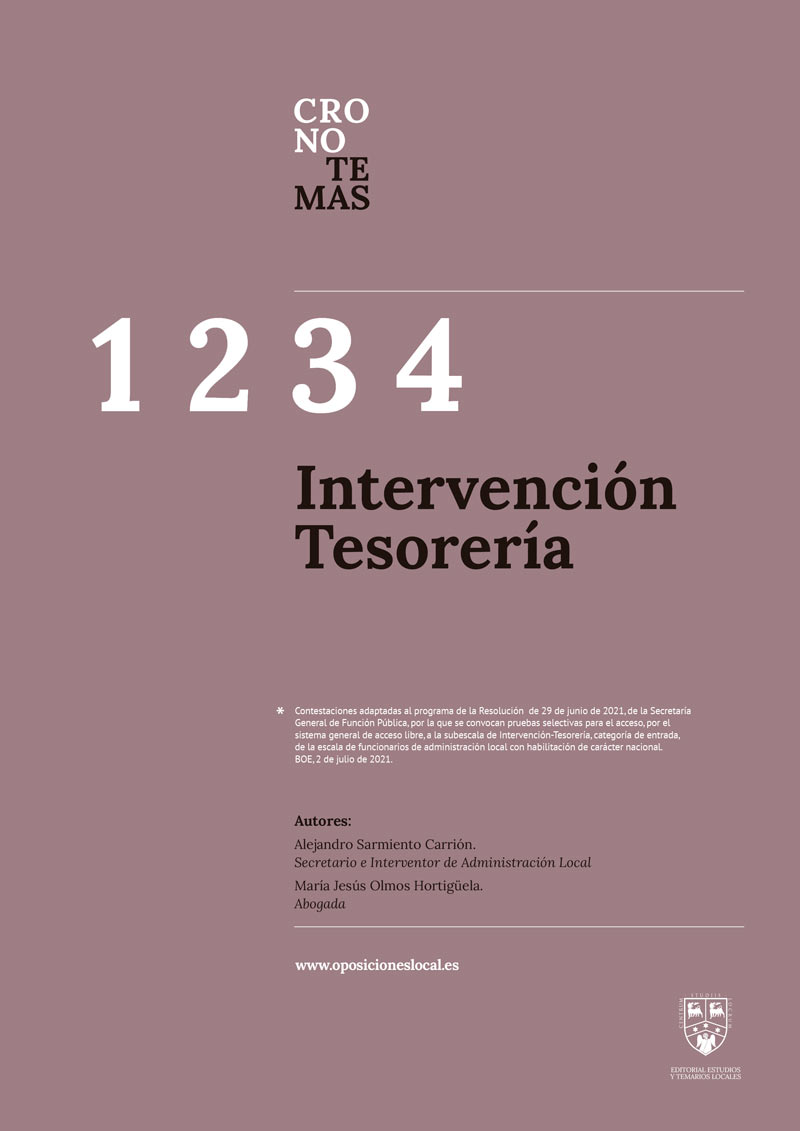 PACK 4 TOMOS. Oposición de Intervención Tesorería