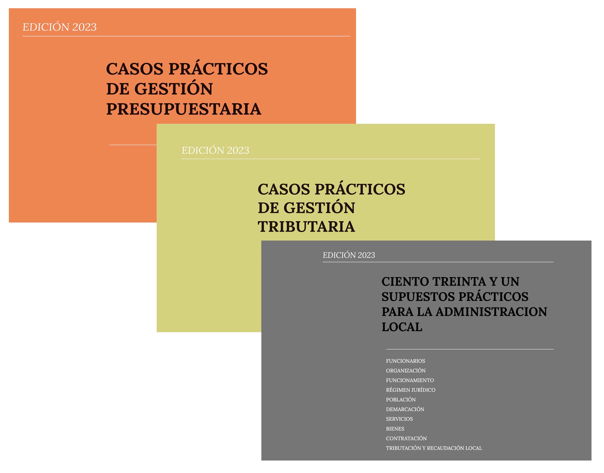 Pack Casos prácticos de Gestión Tributaria + Casos prácticos de Gestión Presupuestaria + 131 casos…