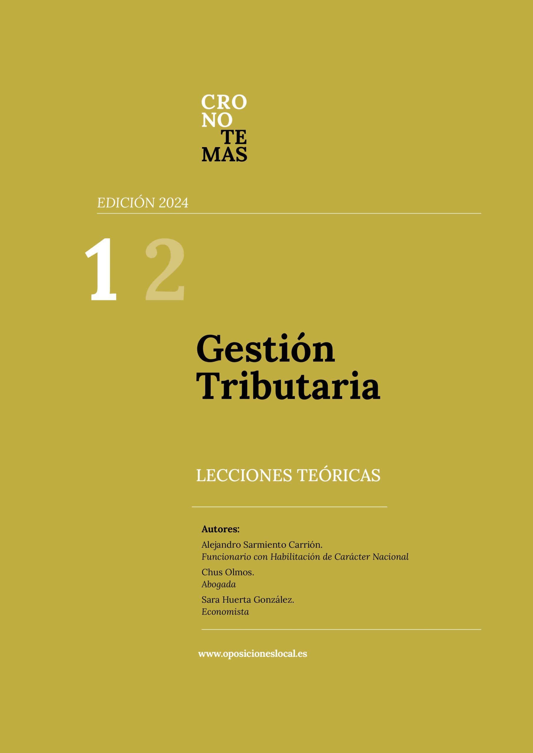 Libro Lecciones Teóricas de Gestión Tributaria