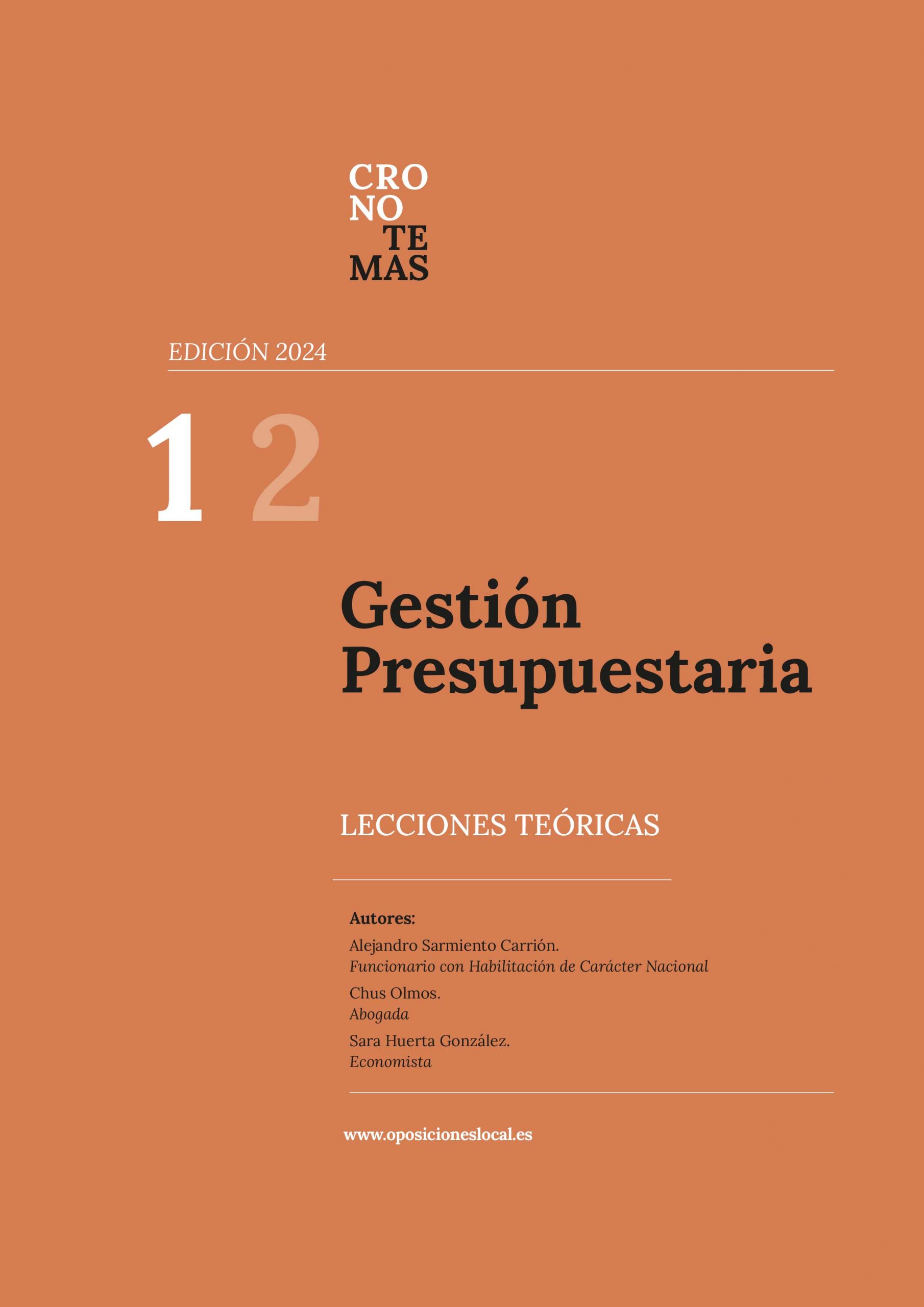 Libro Lecciones Teóricas de Gestión Presupuestaria