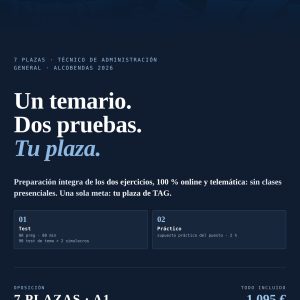 Curso Oposición TAG Alcobendas 2026