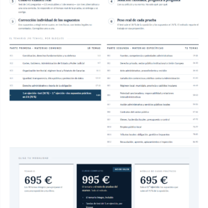 Curso Técnico/a de Administración General · Consorcio de Tributos de Tenerife 2026 · folleto completo