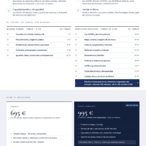 Curso online oposiciones Asesor/a Jurídico/a Ayuntamiento de Bétera 2026