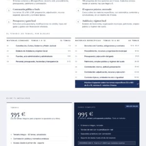Curso online oposiciones Técnico/a Medio/a Ayuntamiento de Motril 2026