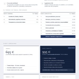 Curso online oposiciones Técnico/a de Administración General Ayuntamiento de Riudoms 2026