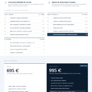 Curso Técnico/a de Administración General · Ayuntamiento de Santa Pola 2026 · folleto completo